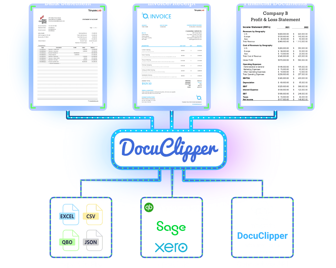 DocuClipper OCR Software for financial documents