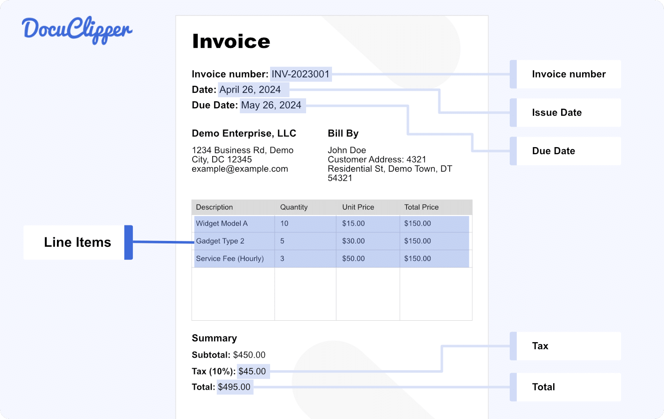 Xero OCR for invoices