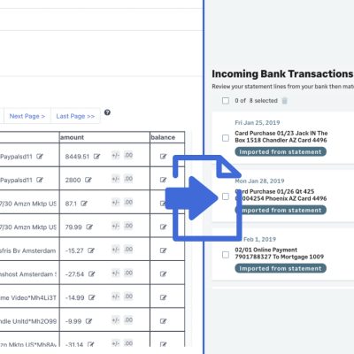 how to import bank statements into sage